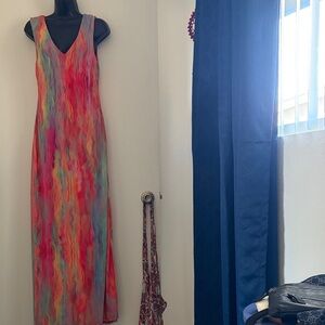 AFRM Watercolor Maxi Dress